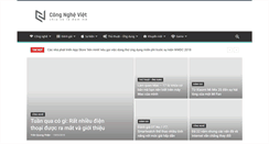Desktop Screenshot of congngheviet.com